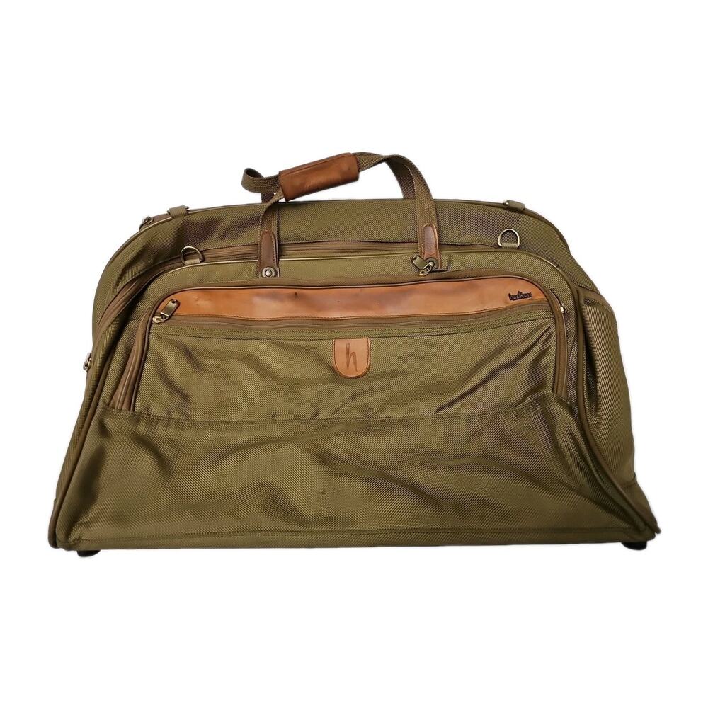 VINTAGE Hartmann Nylon Leather Business Carry On Travel Weekender Overnight Bag